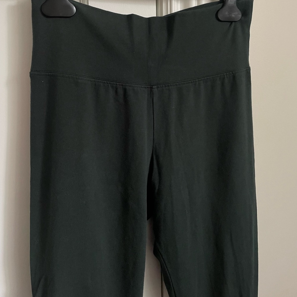 Brandy flare leggings, forest green